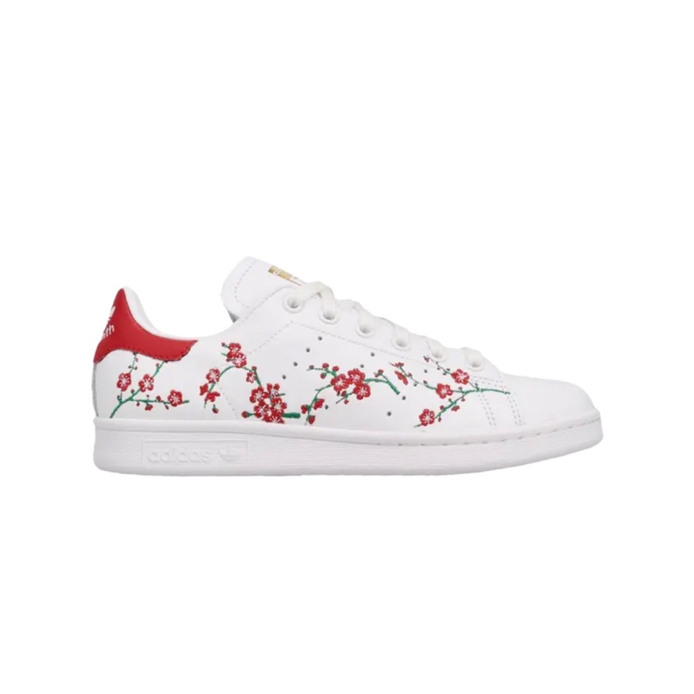 NEW Adidas Cherry Blossom Sakura Stan Smith Sneakers 6.5
